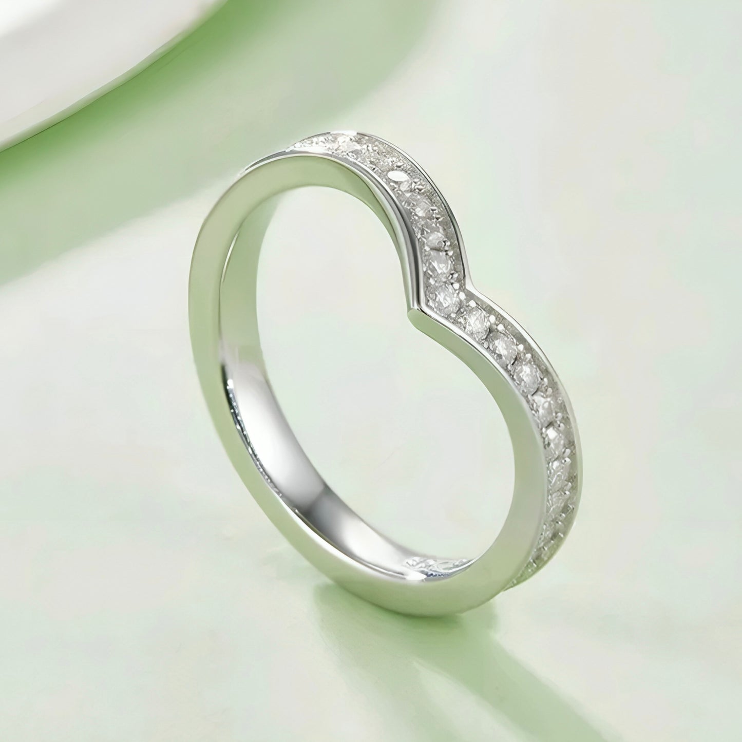 Moissanite Ring
