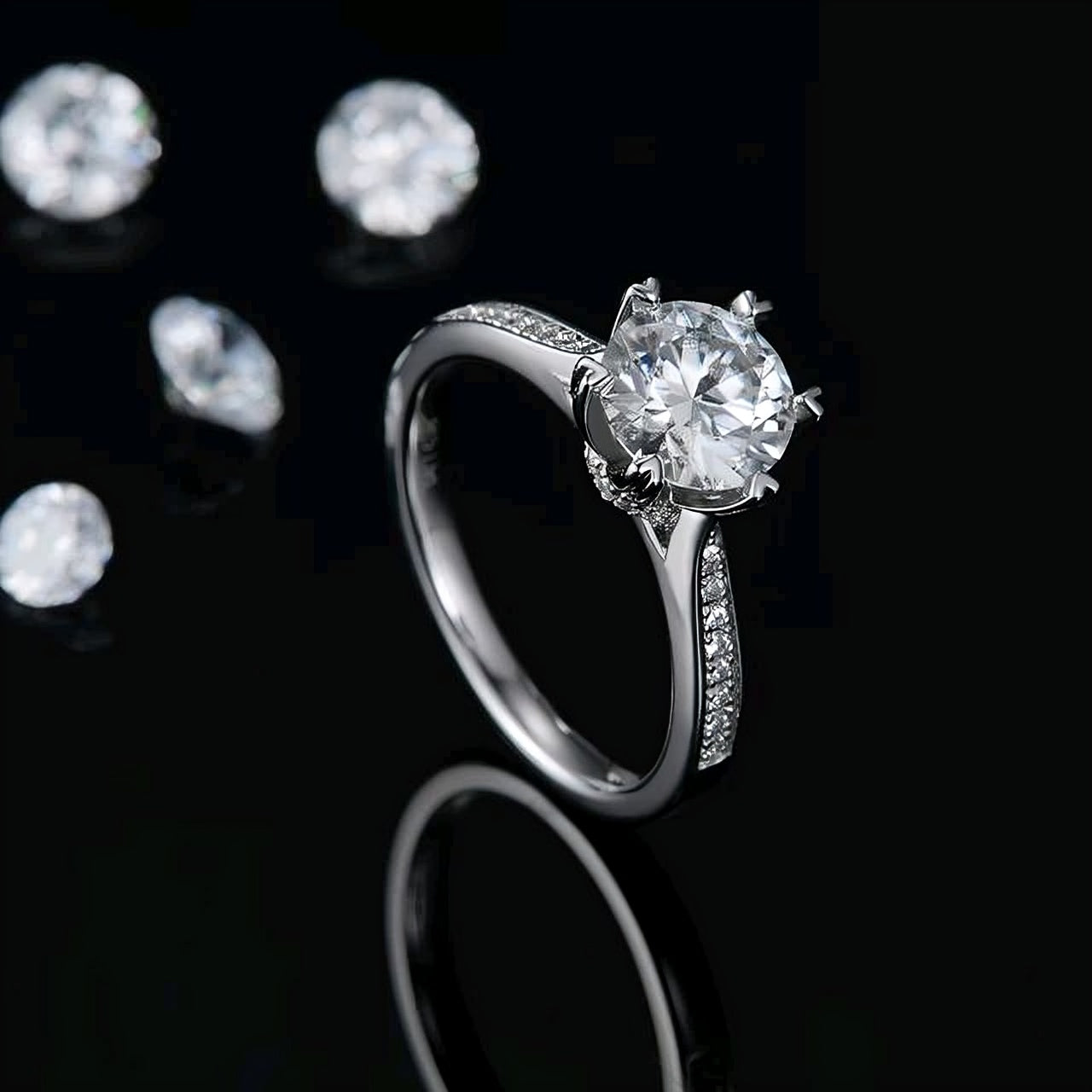 1.5ct Moissanite Ring