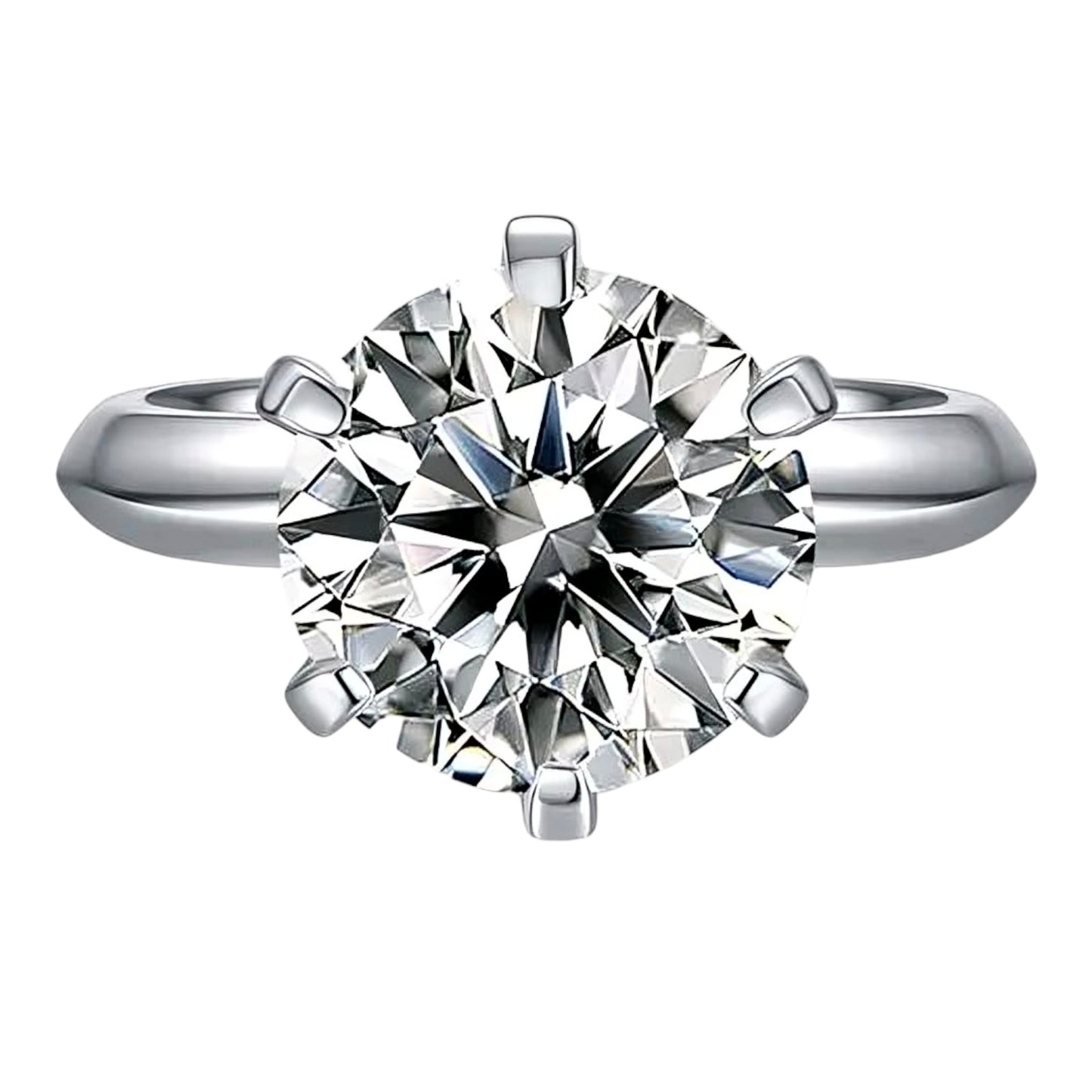 5ct 11mm Moissanite Ring