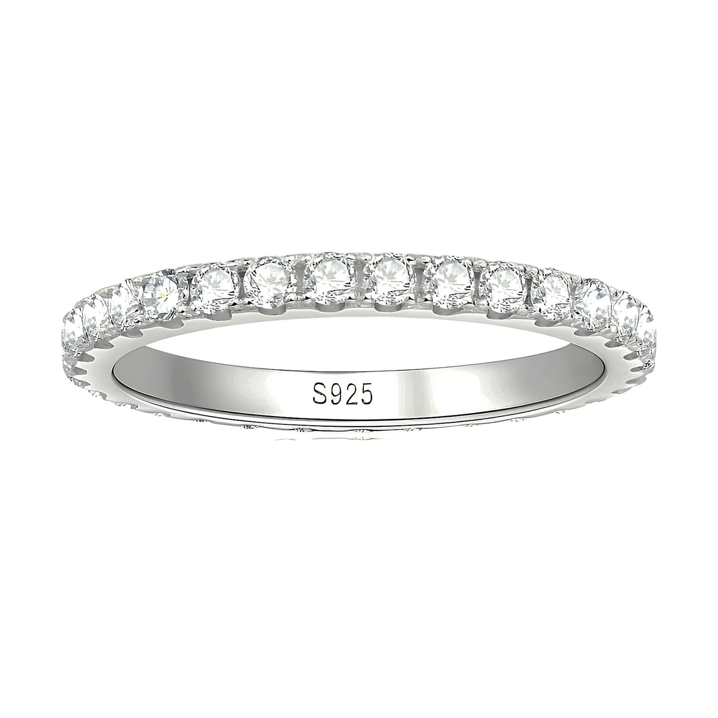 2*2mm multi Moissanite Ring