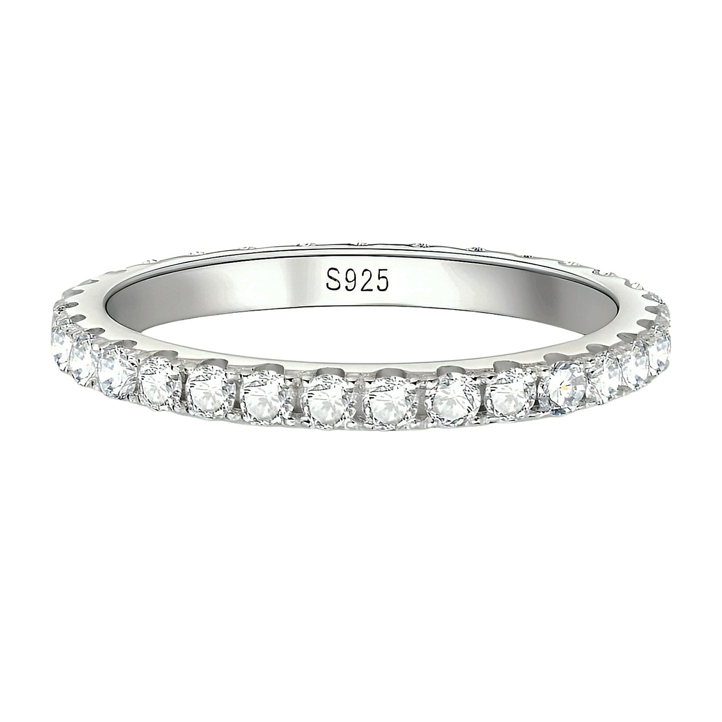 2*2mm multi Moissanite Ring