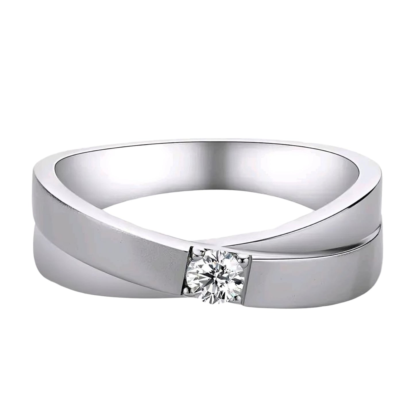 3.5mm Moissanite Ring