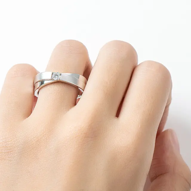 3.5mm Moissanite Ring