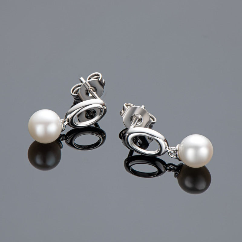 5.5-6mm freshwater pearl earrings