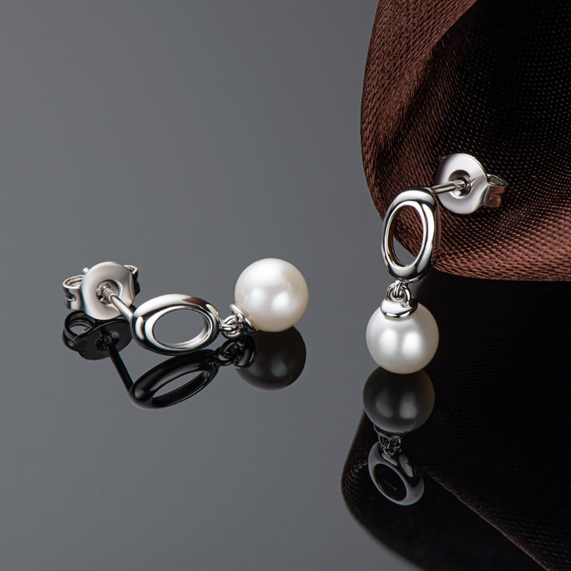 5.5-6mm freshwater pearl earrings