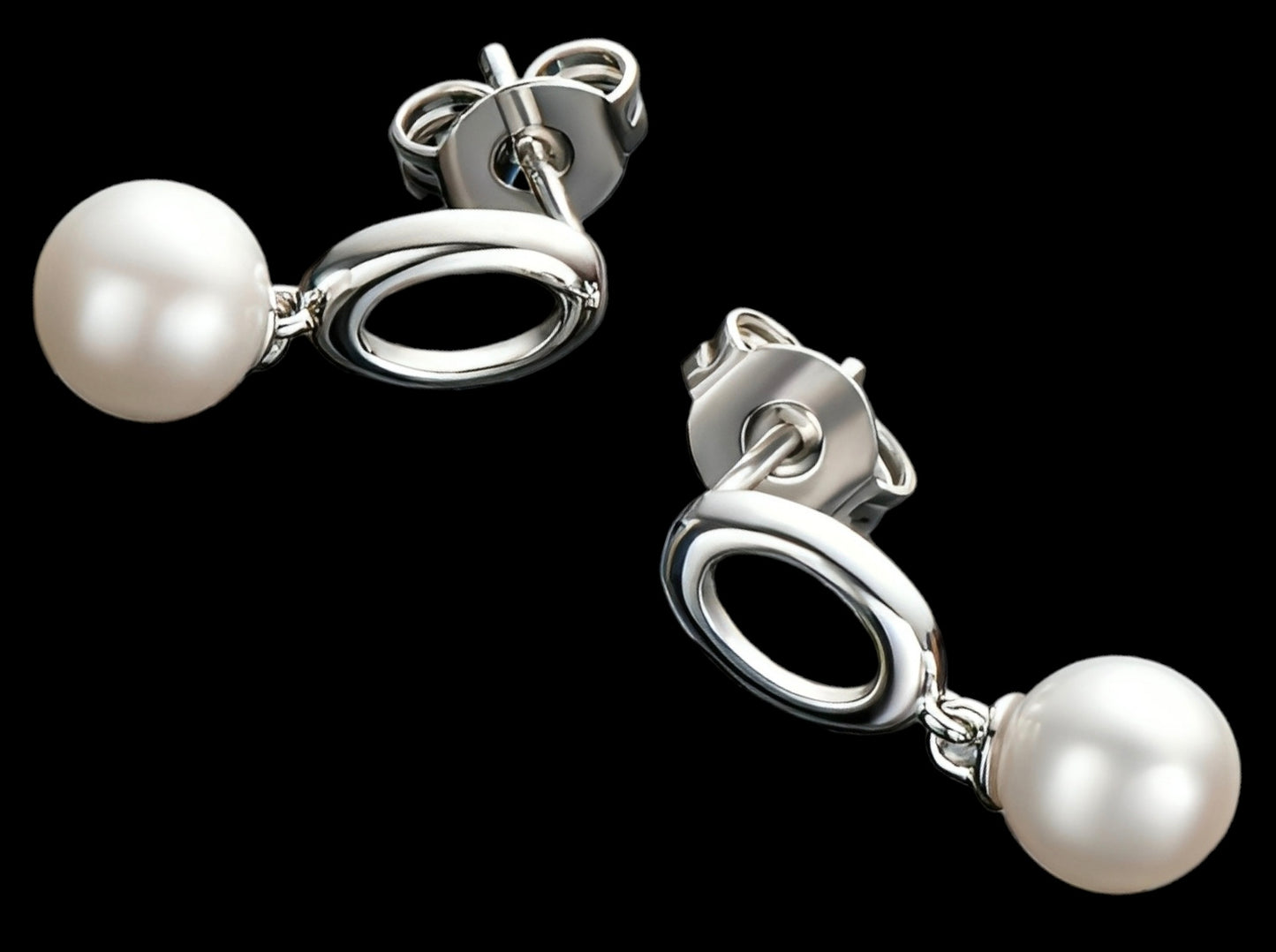 5.5-6mm freshwater pearl earrings