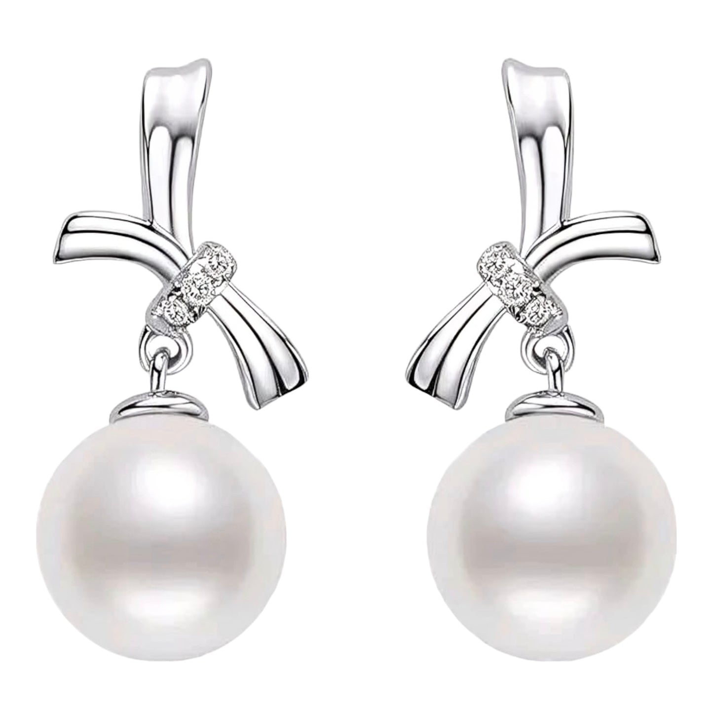 7.5-8mm freshwater pearl earrings