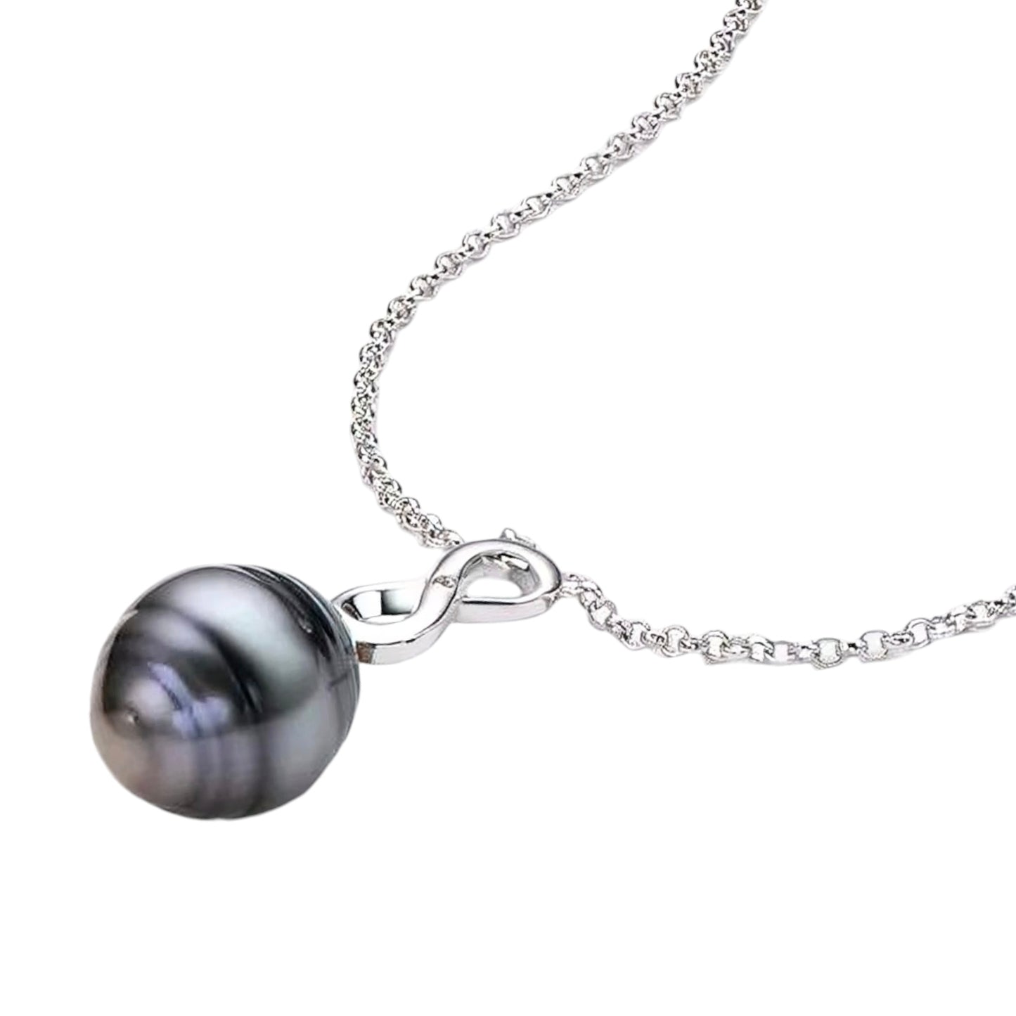 Tahitian baroque pearl pendant necklace