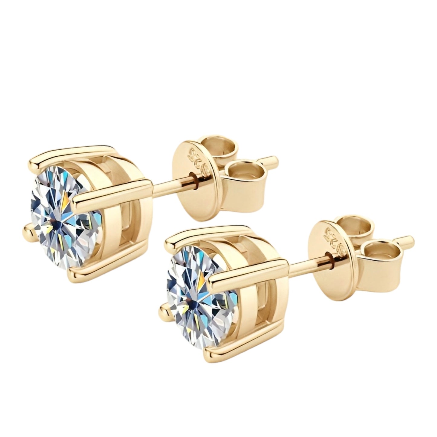 Multisize moissanite earrings