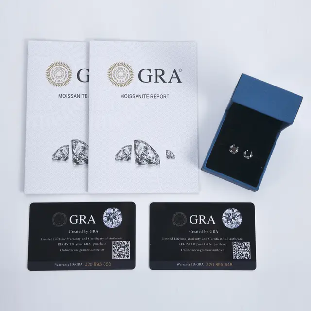 5mm moissanite earrings