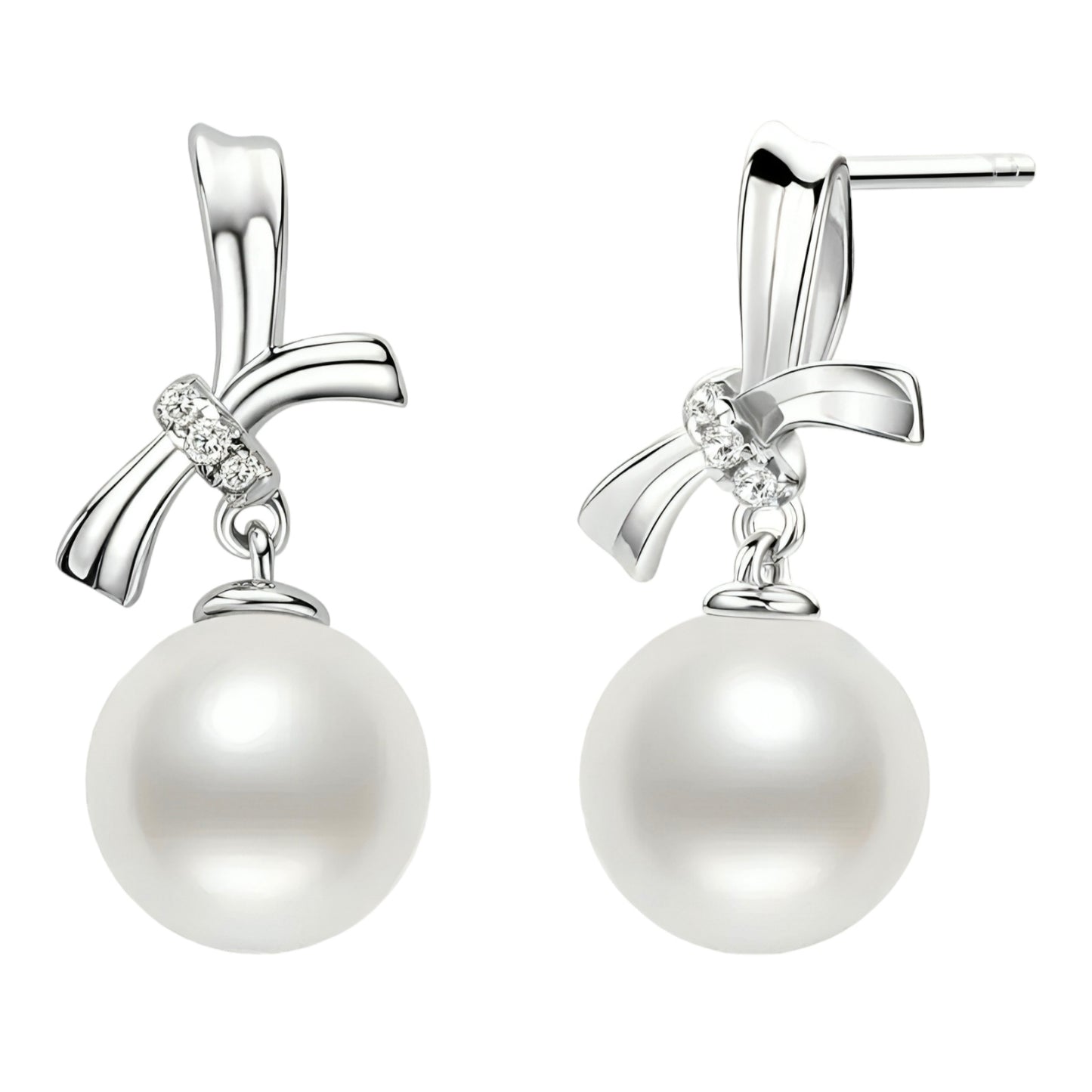 7.5-8mm freshwater pearl earrings