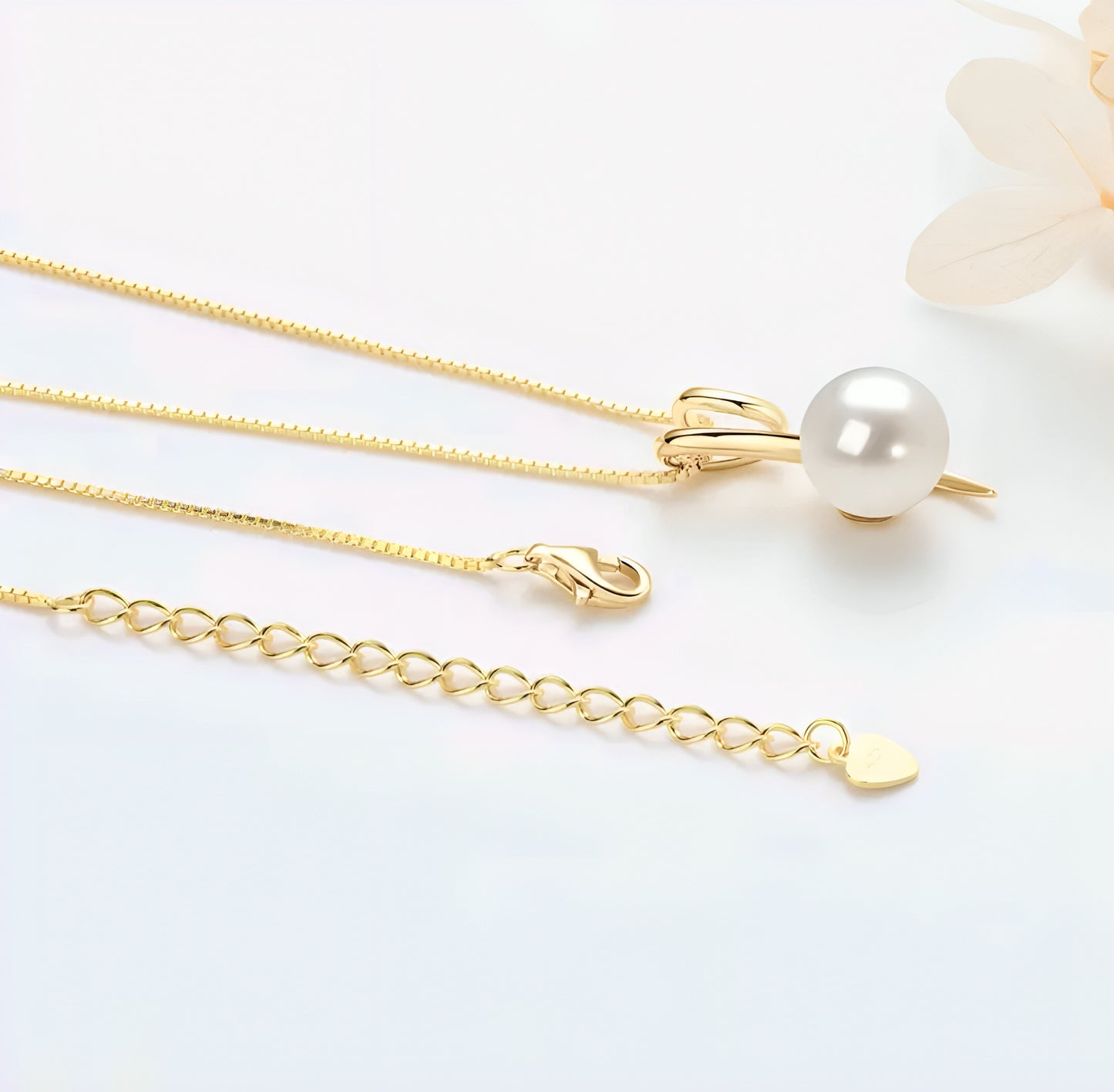 9-10mm unique pearl pendant necklace