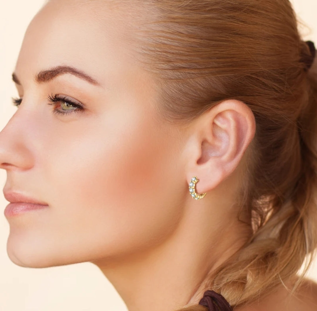 Silver earrings for women