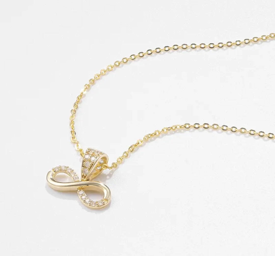 14k solid gold twisted necklace