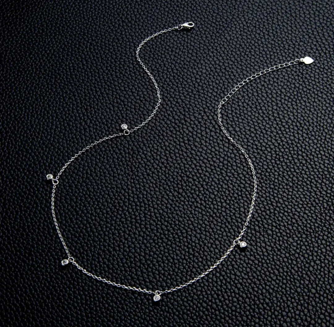Sky star Moissanite pendant necklace