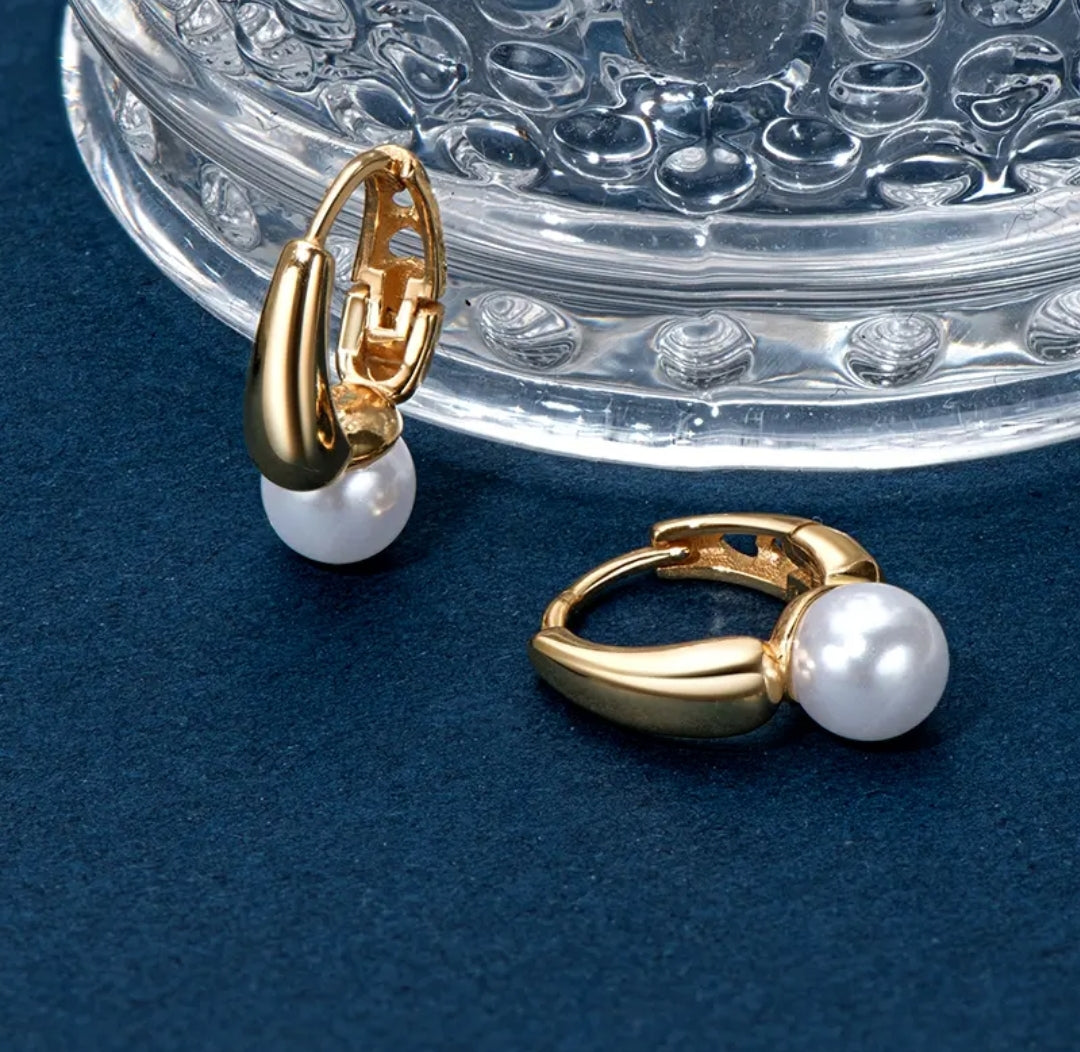 6-6.5mm pearl earrings