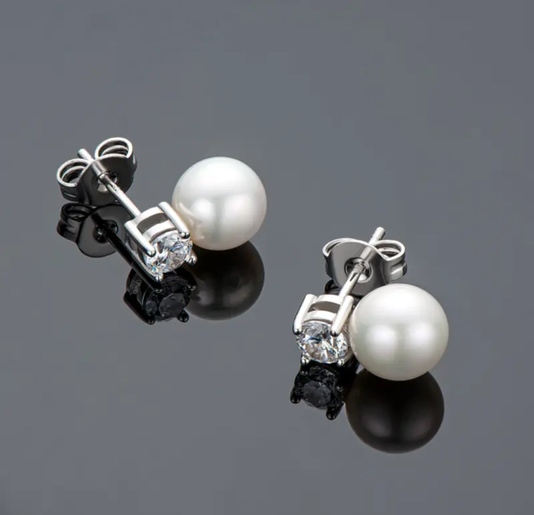 6.5-7mm classic pearl earrings