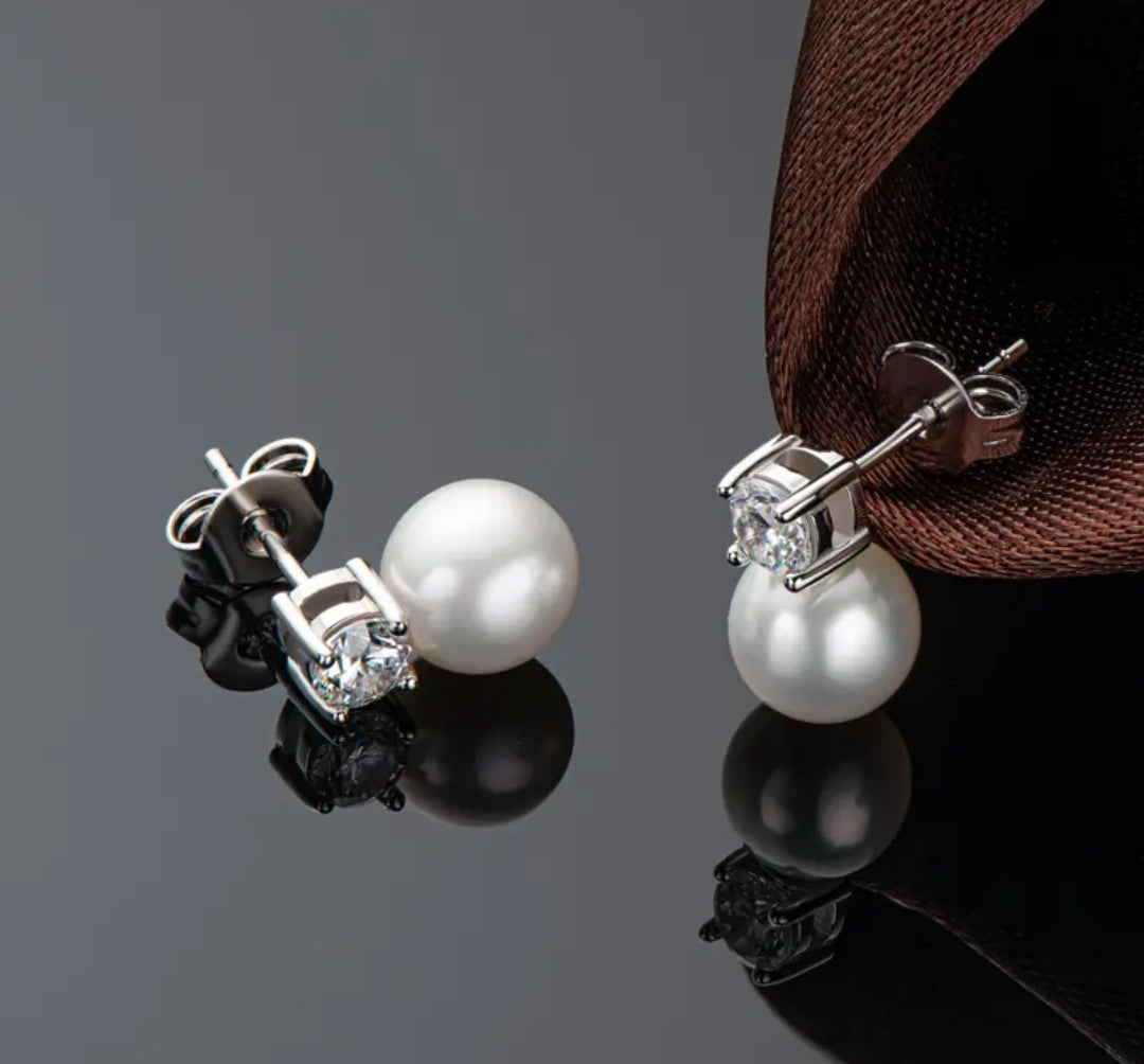6.5-7mm classic pearl earrings