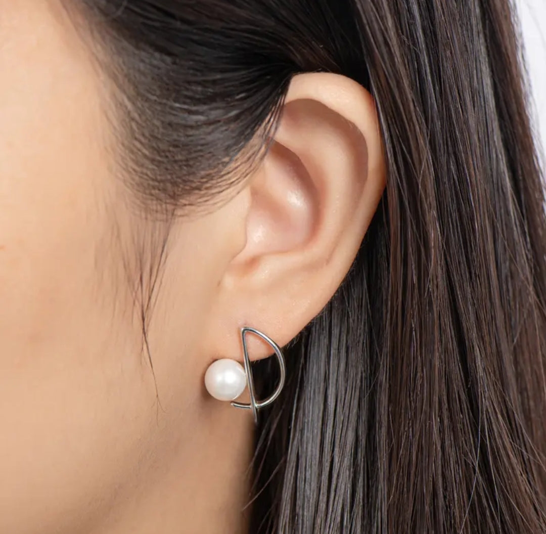 7-7.5mm classic pearl earrings