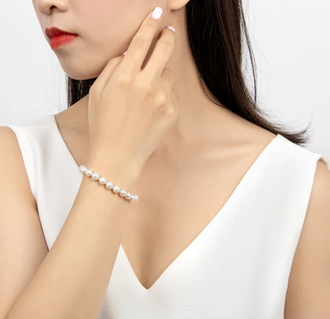 6-7mm magnificent pearl bracelet