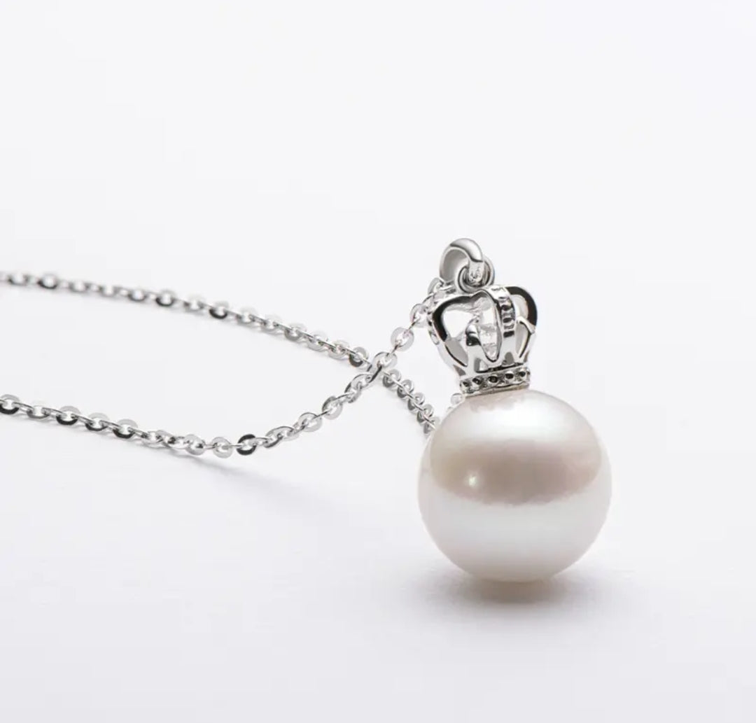 9.5-10mm divine crown pearl pendant necklace