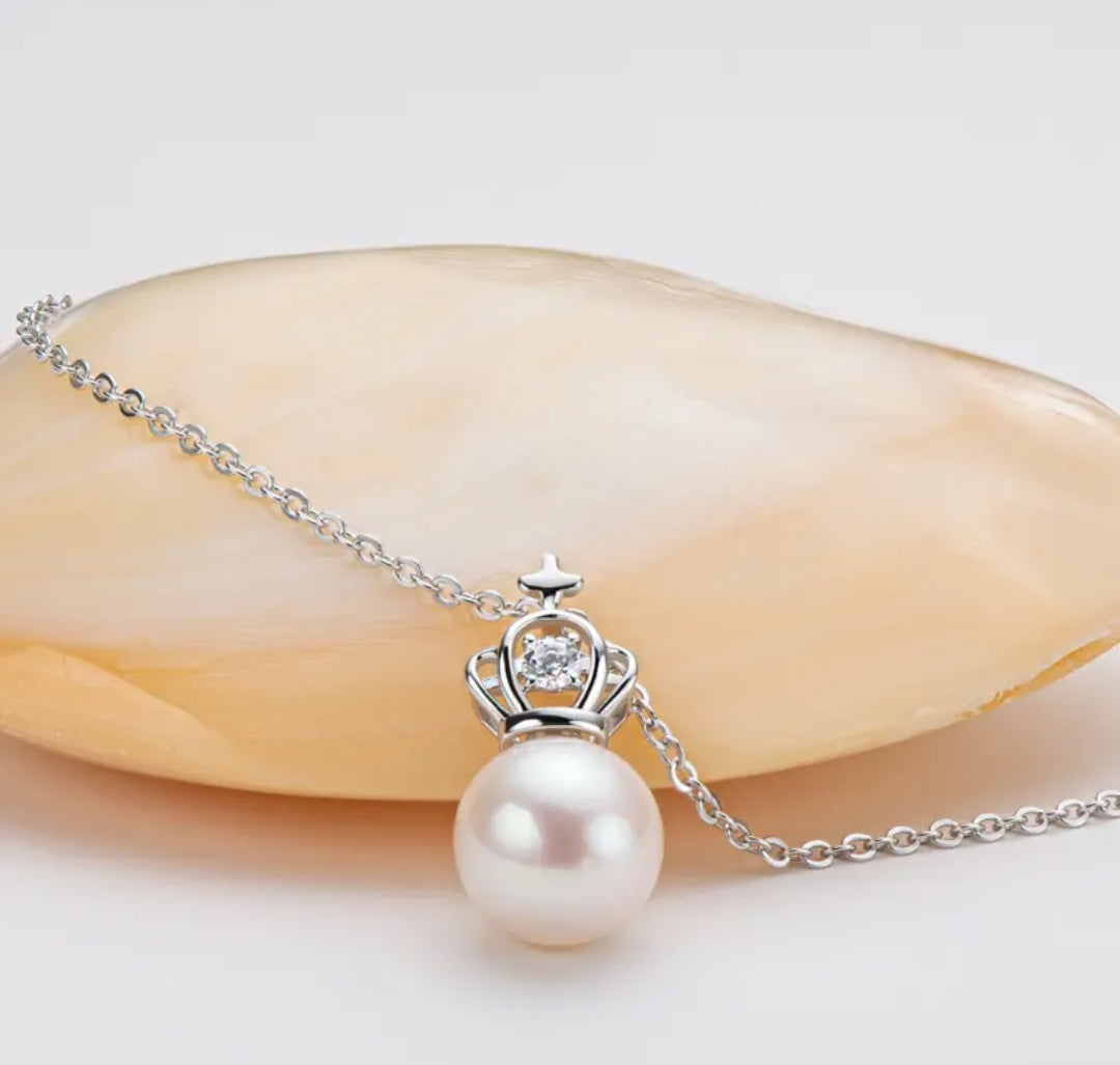 9-10mm divine pearl pendant necklace
