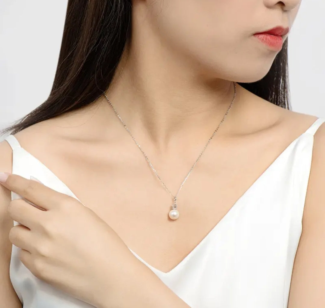 9.5-10mm divine pearl pendant necklace