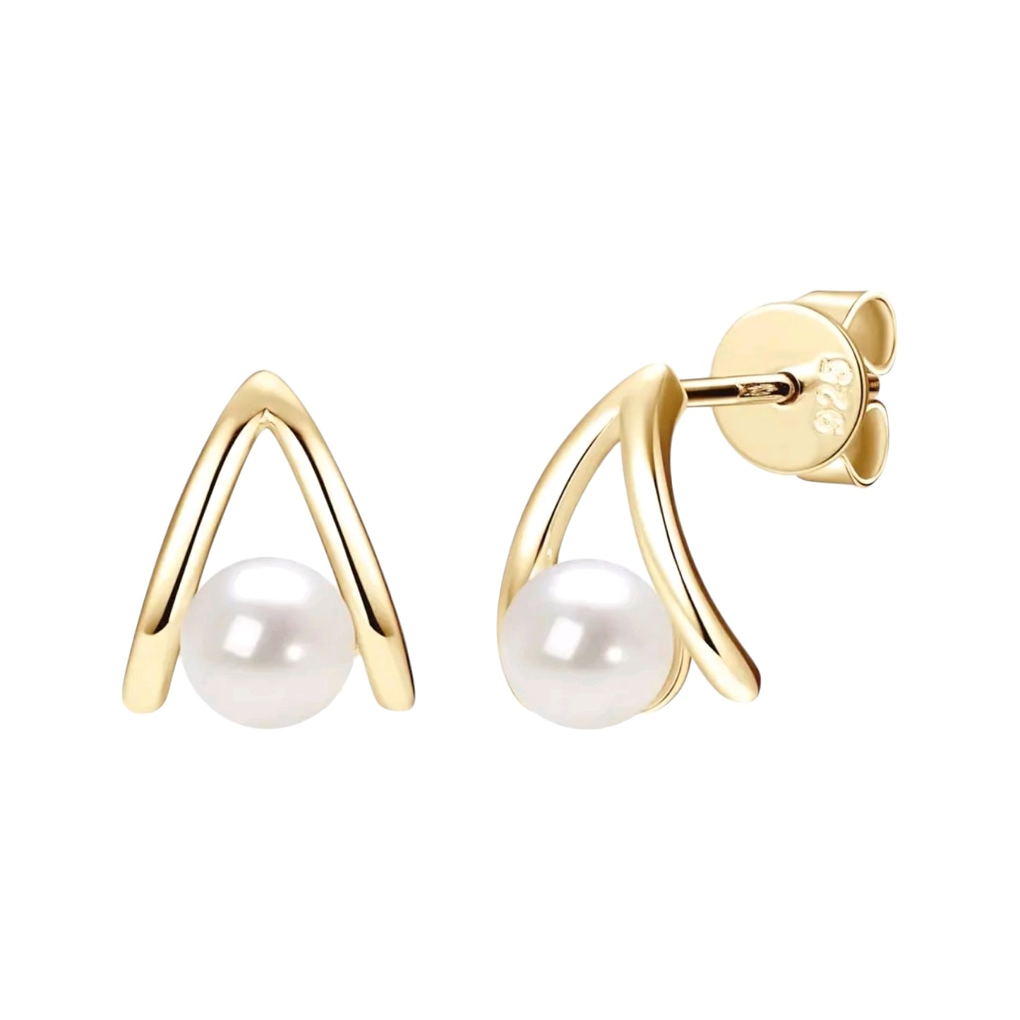 4-5mm freshwater pearl earrings