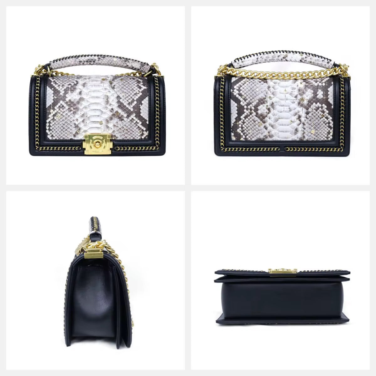 Luxury Snake Leather Bag for Women – Handmade in Italy | Noiyan