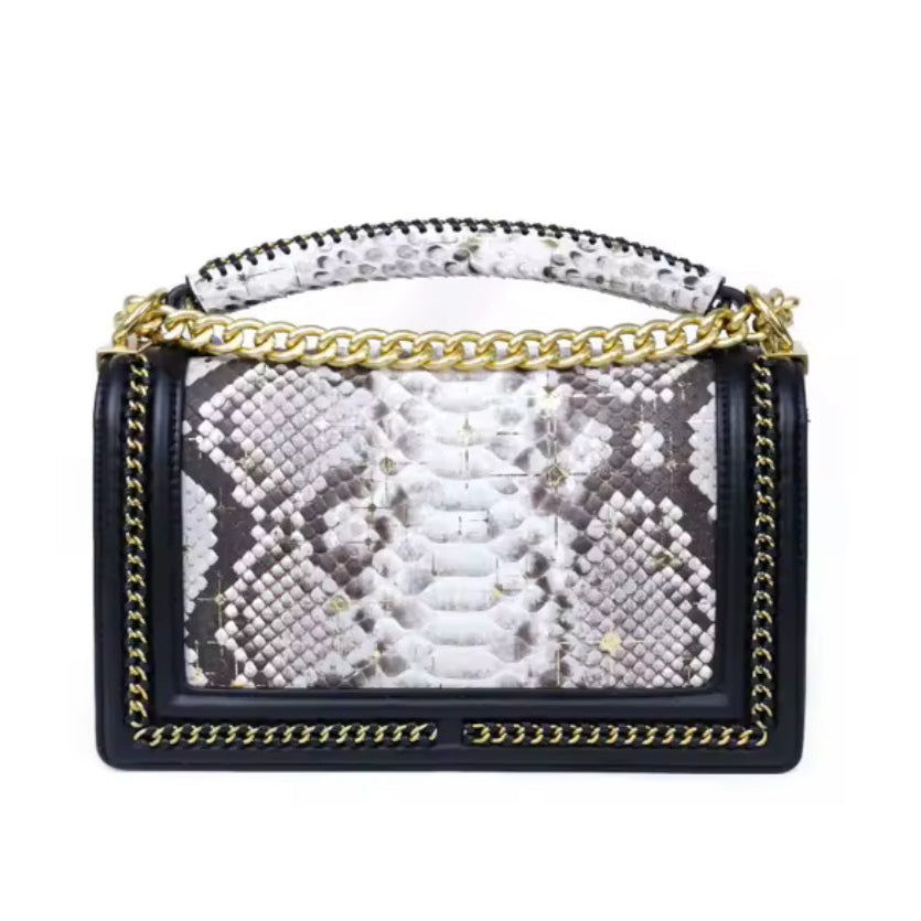 Luxury Snake Leather Bag for Women – Handmade in Italy | Noiyan