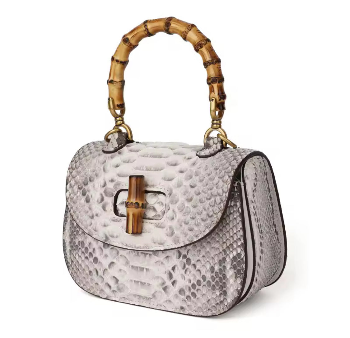Luxury Snake Leather Bag – Handmade in Italy | Noiyan