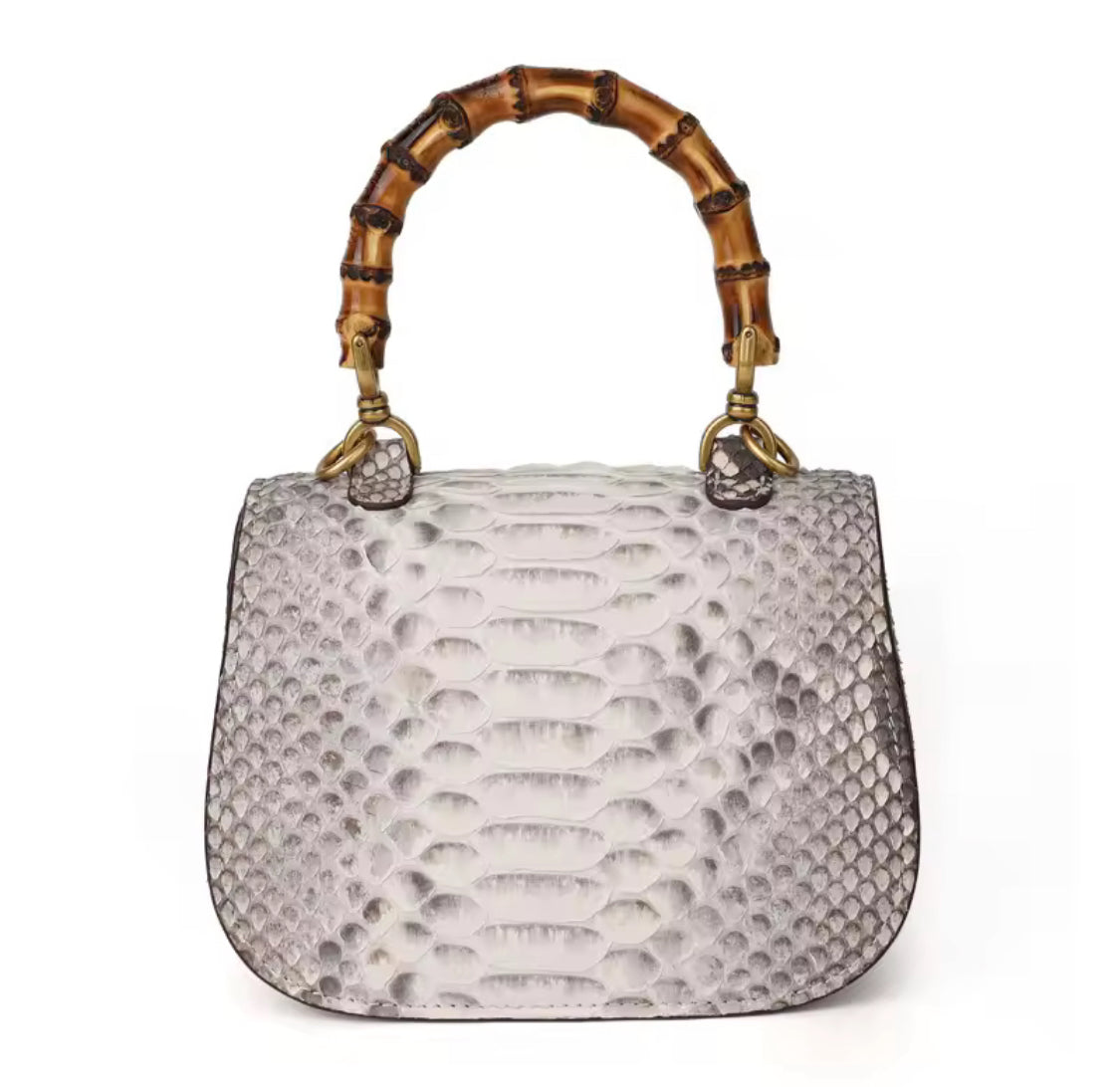Luxury Snake Leather Bag – Handmade in Italy | Noiyan