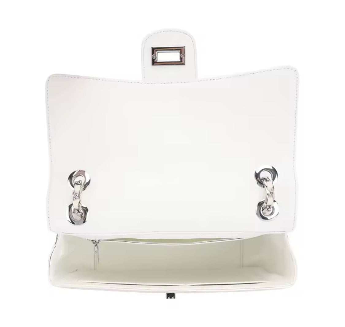 Premium crocodile leather shoulder bag