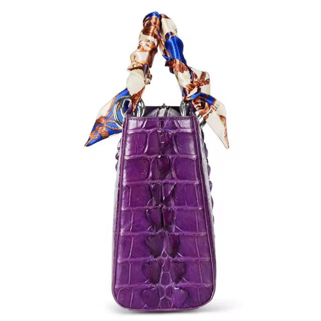Luxury Crocodile Leather Bag for Women | Handmade in Italy | noiyan