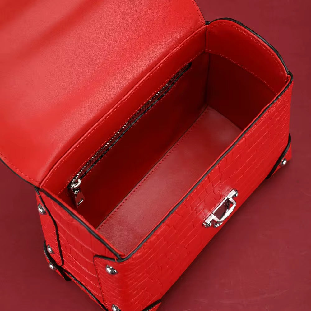 Crocodile Leather Bag for Women | Handmade in Italy | Noiyan