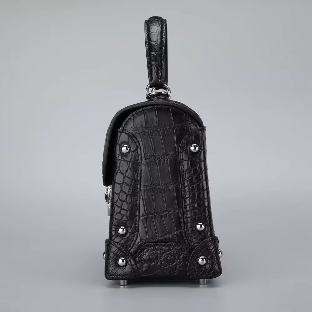 Crocodile Leather Bag for Women | Handmade in Italy | Noiyan