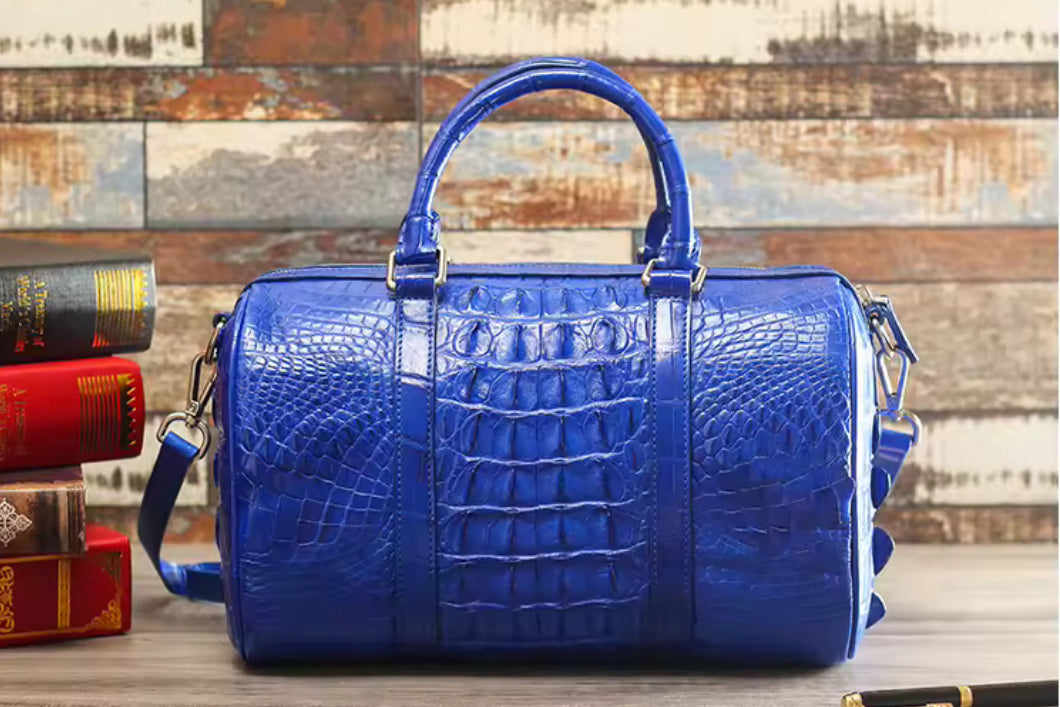 Crocodile Leather Travel Bag | Handmade in Italy | Noiyan