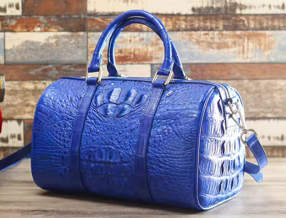 Crocodile Leather Travel Bag | Handmade in Italy | Noiyan