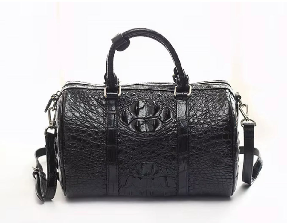 Crocodile Leather Travel Bag | Handmade in Italy | Noiyan