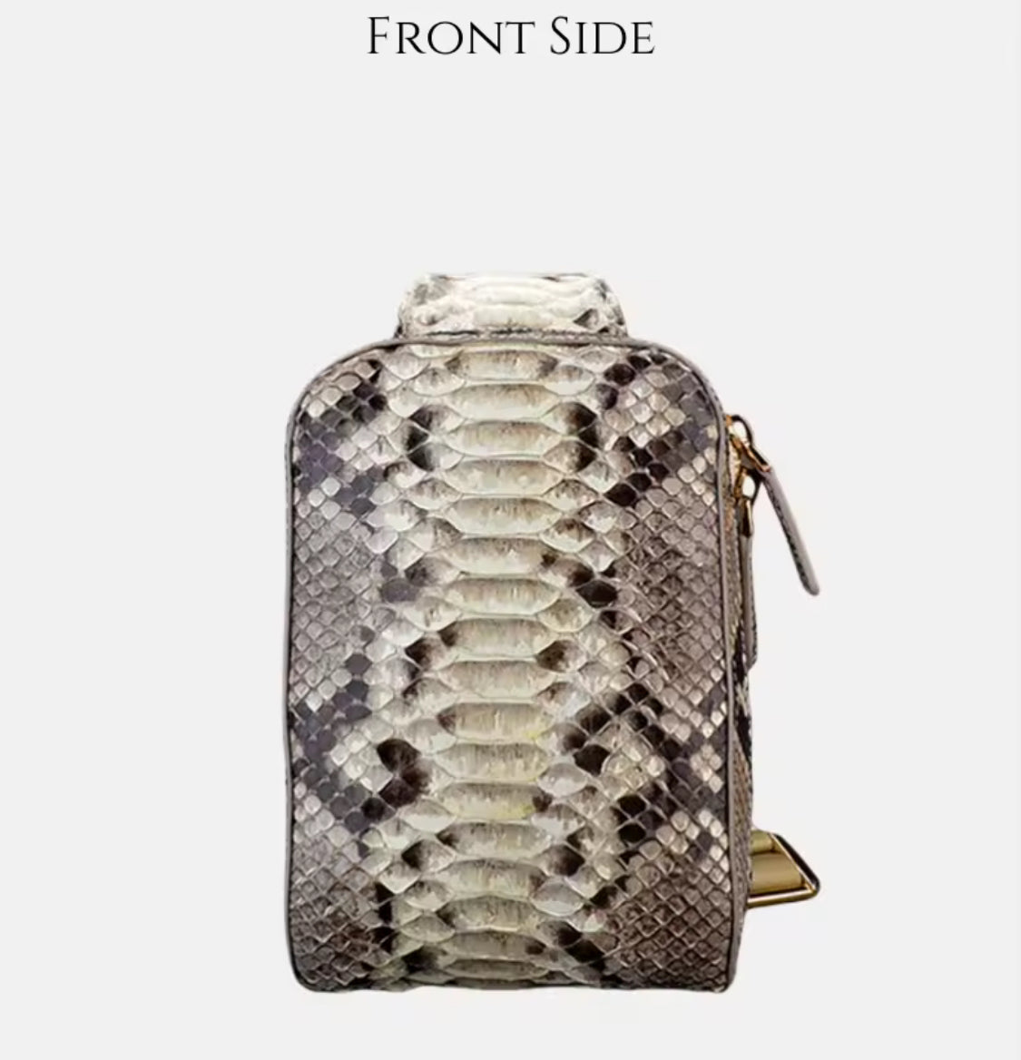 Crossbody Snake Leather Bag for Men – Handmade in Italy | Noiyan