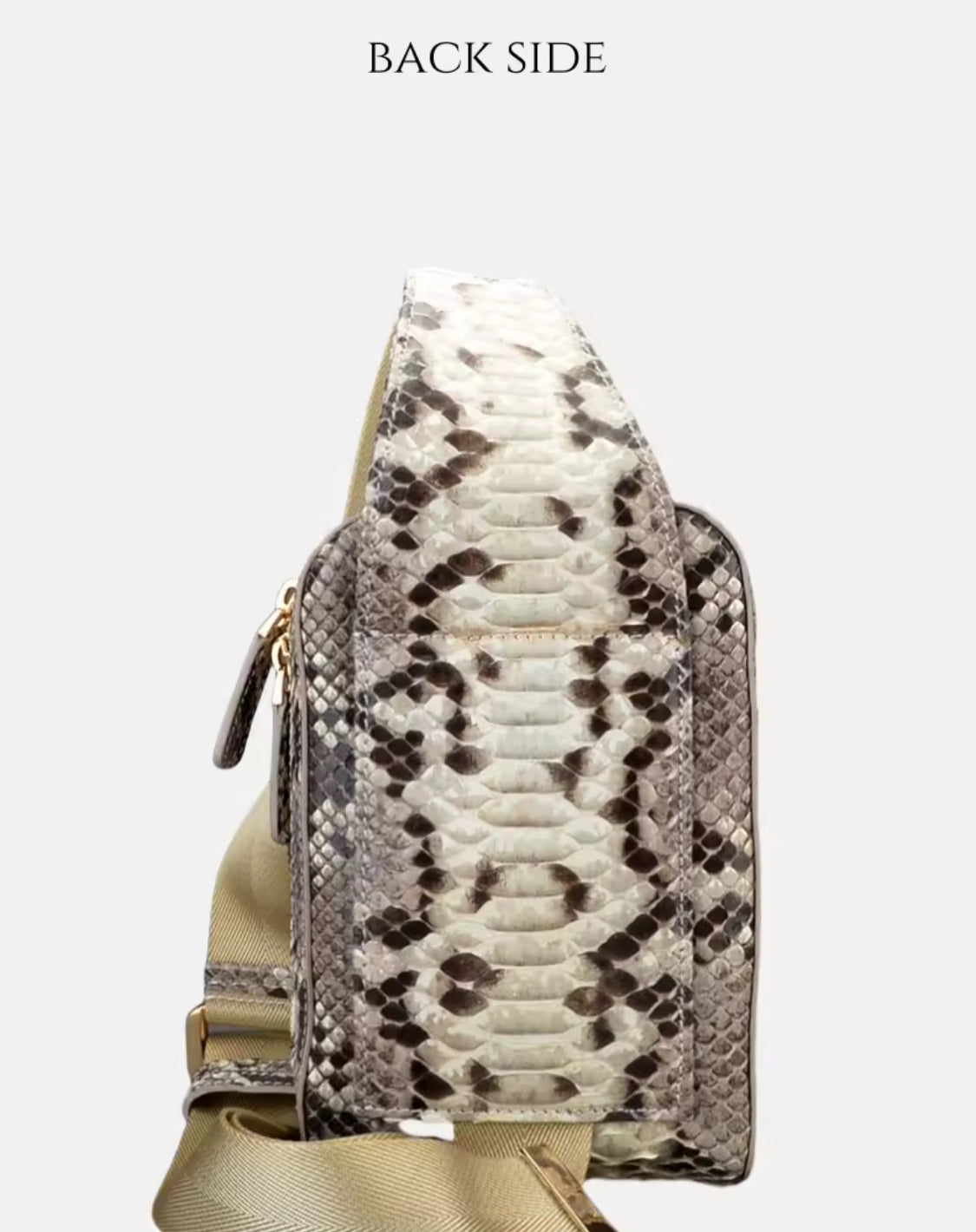 Crossbody Snake Leather Bag for Men – Handmade in Italy | Noiyan