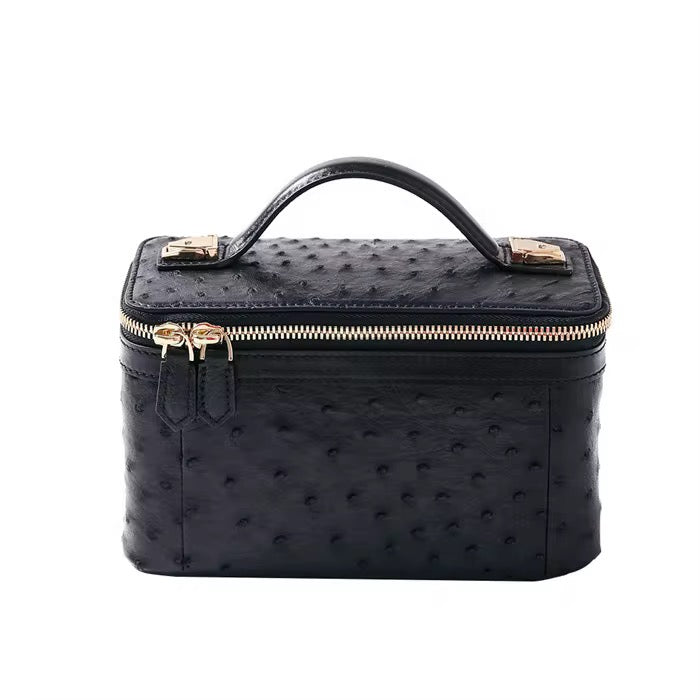 Ostrich leather bag