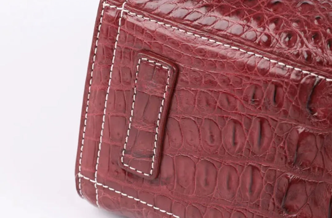 Crocodile Leather Handbag for Women | Handmade in Italy