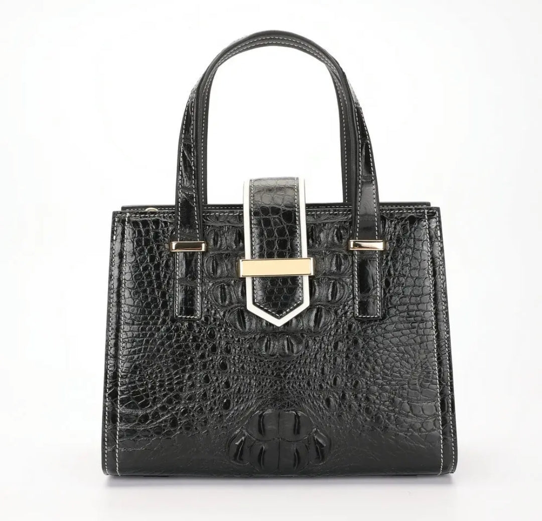 Crocodile Leather Handbag for Women | Handmade in Italy