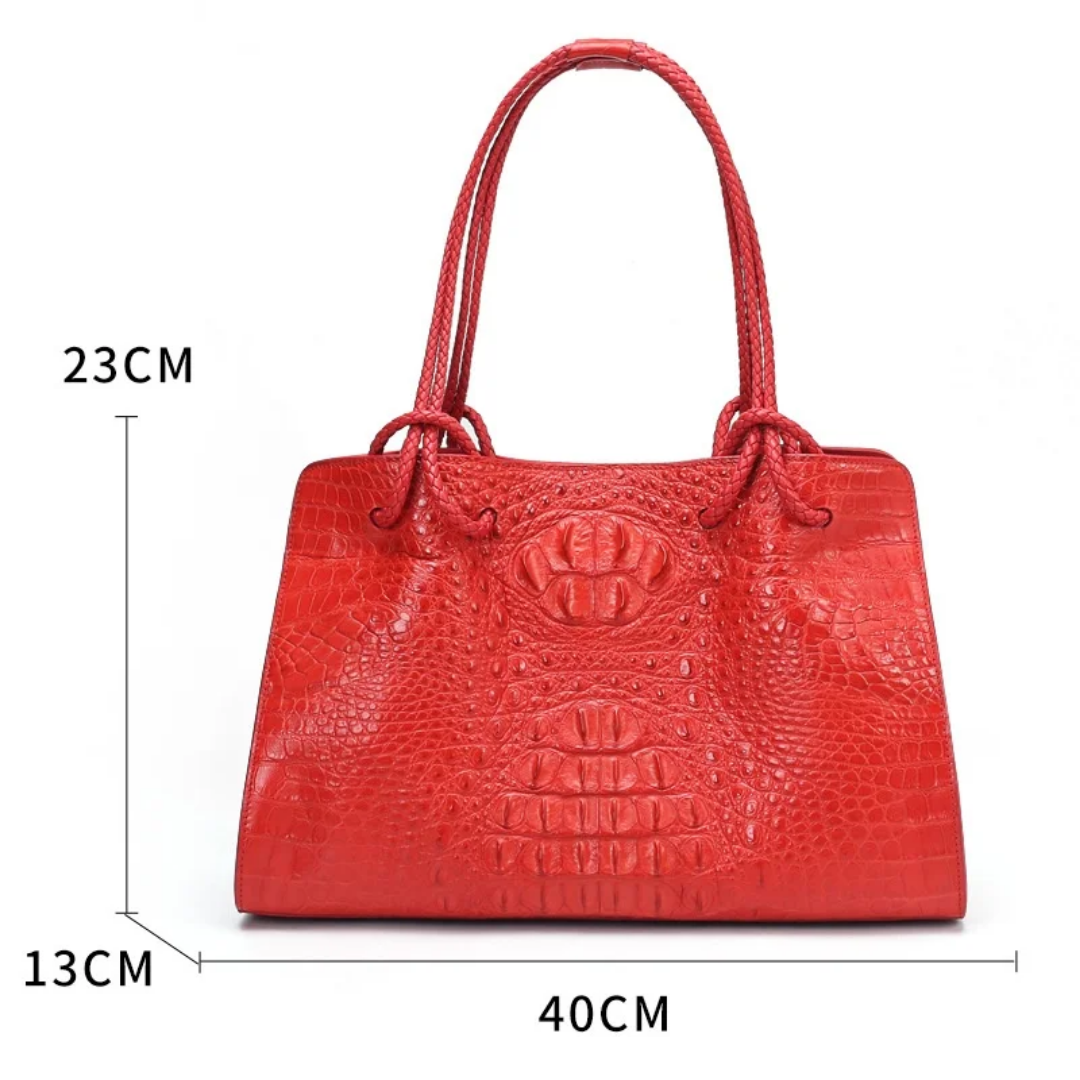 Crocodile Leather Bag | Handmade in Italy | Noiyan