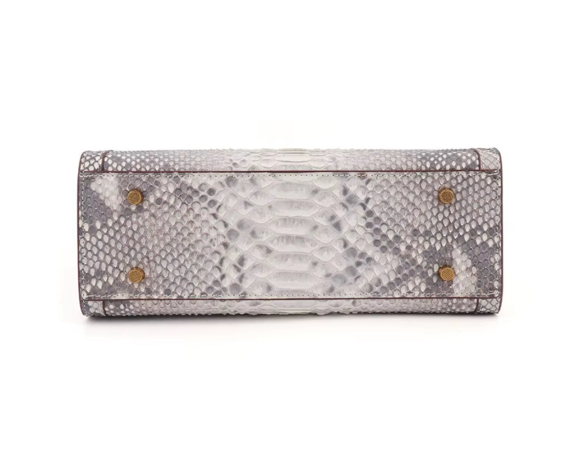 Natural Color Snake Leather Bag for Women – Handmade in Italy | Noiyan