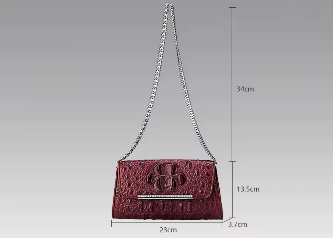 Crocodile Leather Purse – Handmade in Italy | Noiyan