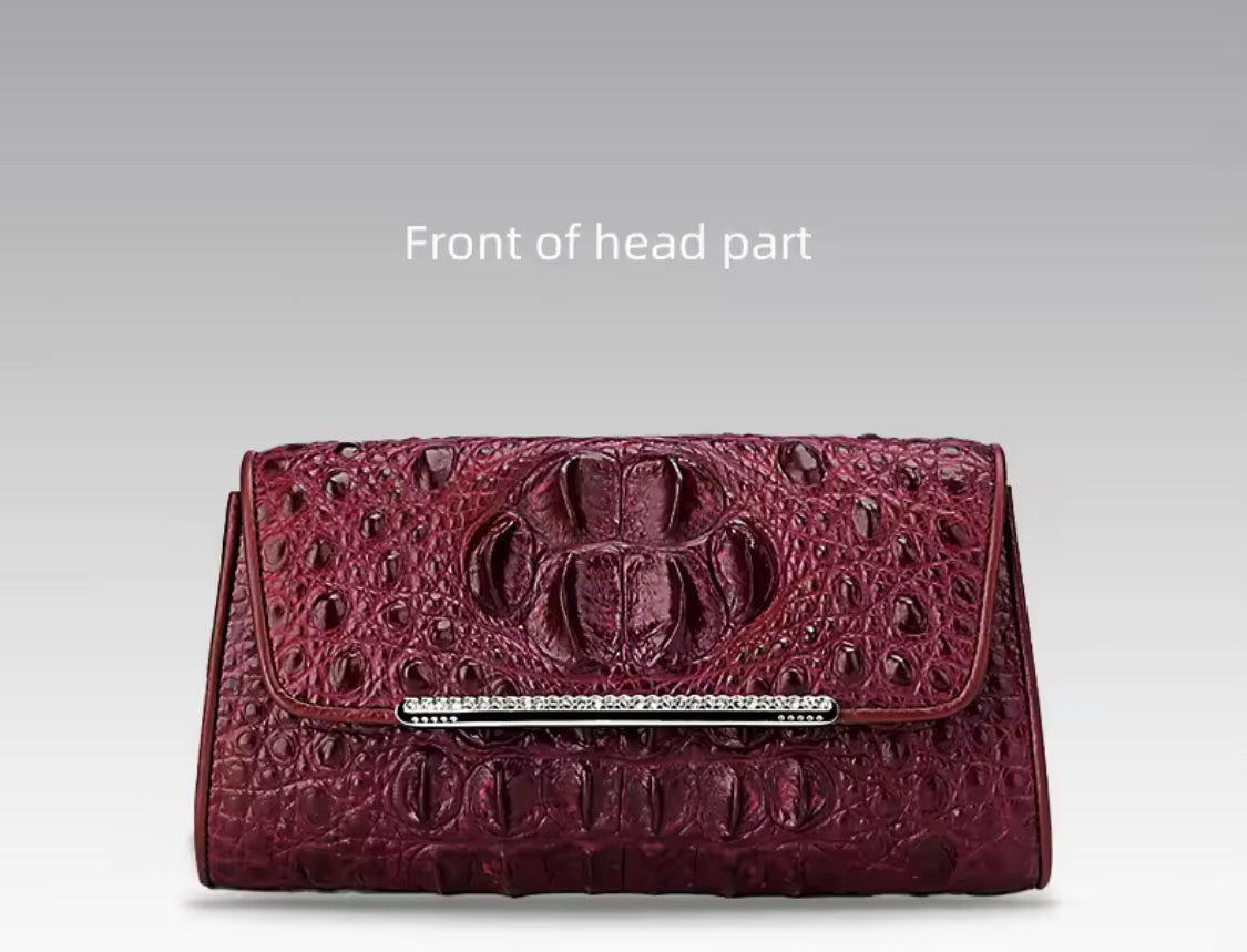 Crocodile Leather Purse – Handmade in Italy | Noiyan
