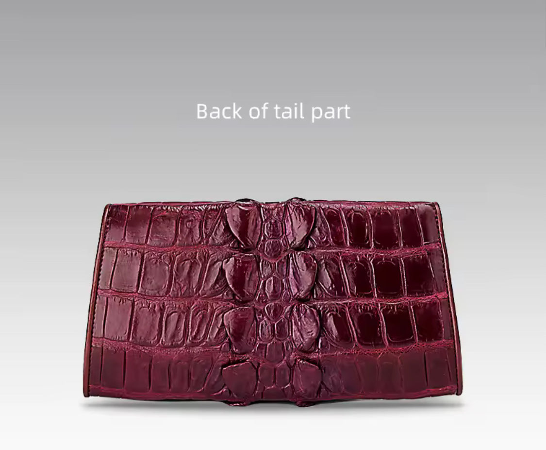 Crocodile Leather Purse – Handmade in Italy | Noiyan
