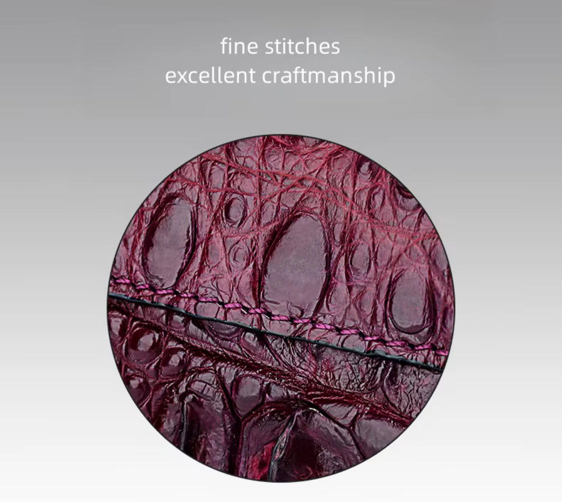 Crocodile Leather Purse – Handmade in Italy | Noiyan